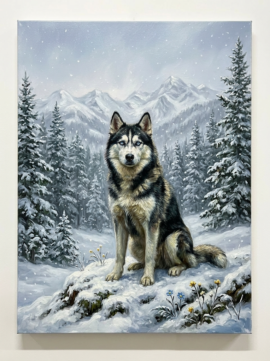 Husky — Classic Painted in Nature